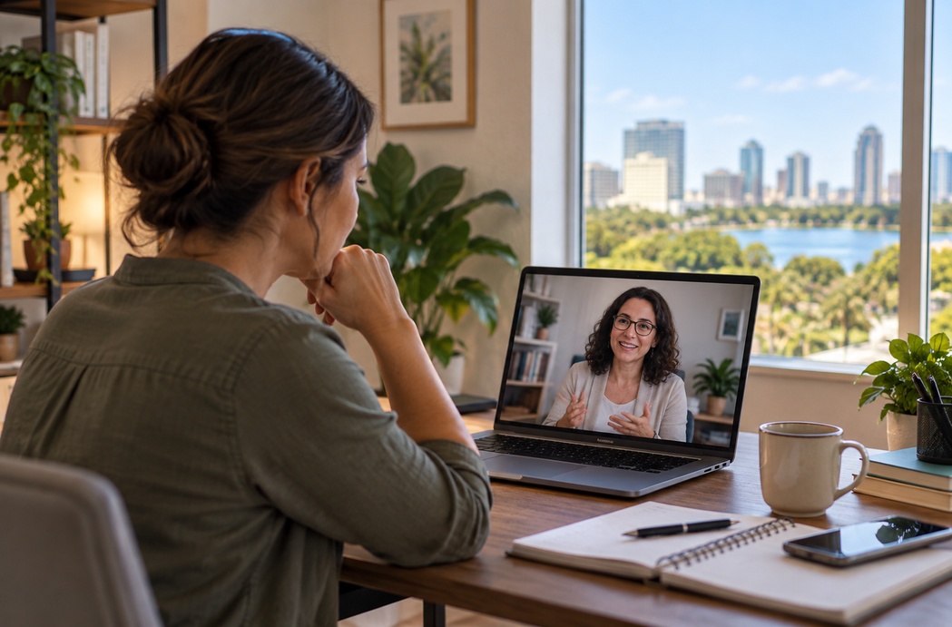 Is Virtual Therapy Right for Your Packed Orlando Schedule? How Online Sessions Work