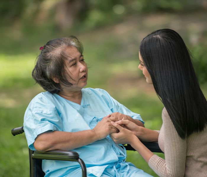 Caring for elderly parent