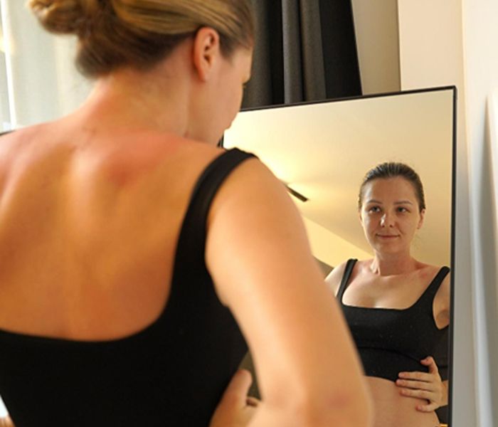 Woman Having Weight/Body Image Issues